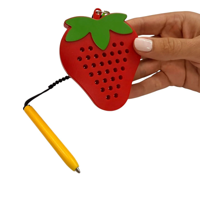 Kaiko Fidgets | Magnetic Pad Keyring - Strawberry