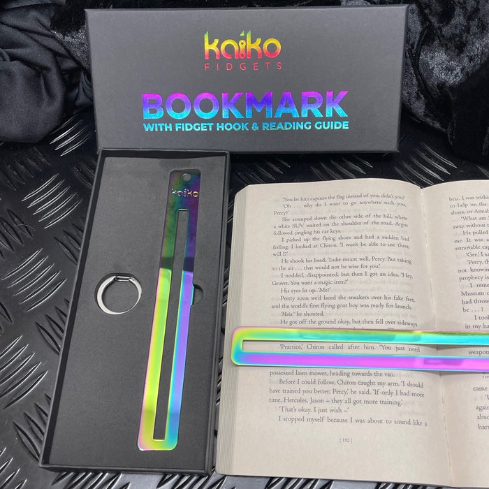 Kaiko Fidgets | Metal Bookmark & Reading Guide