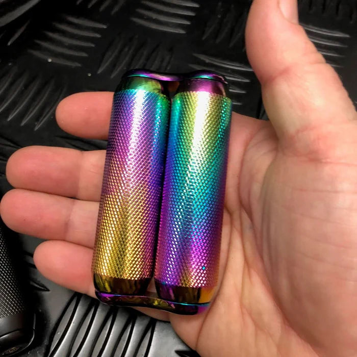 Kaiko Fidgets | Oil Slick Textured 300g Hand Roller