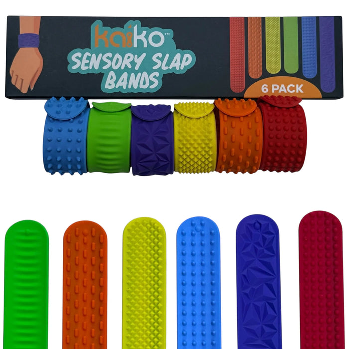 Window Slapper Fidget Kaiko Fidgets | Sensory Slap Bands 6 pack — Delightful Rainglow