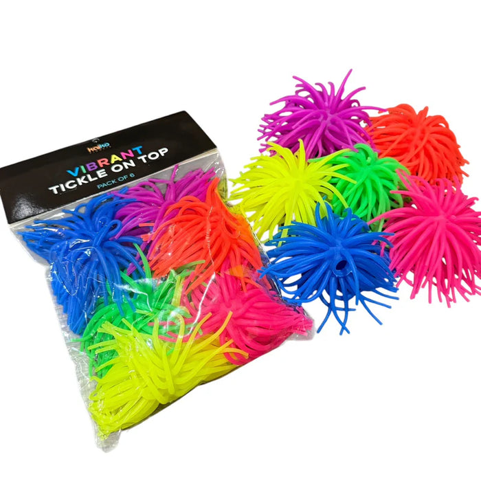 Kaiko Fidgets | Tickle On Top Sensory Squishy Toppers 6 pack