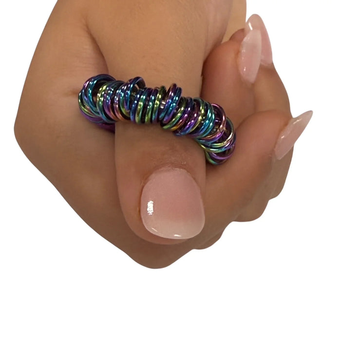 Kaiko Oil Slick Small Centipede Stainless Steel Fidget