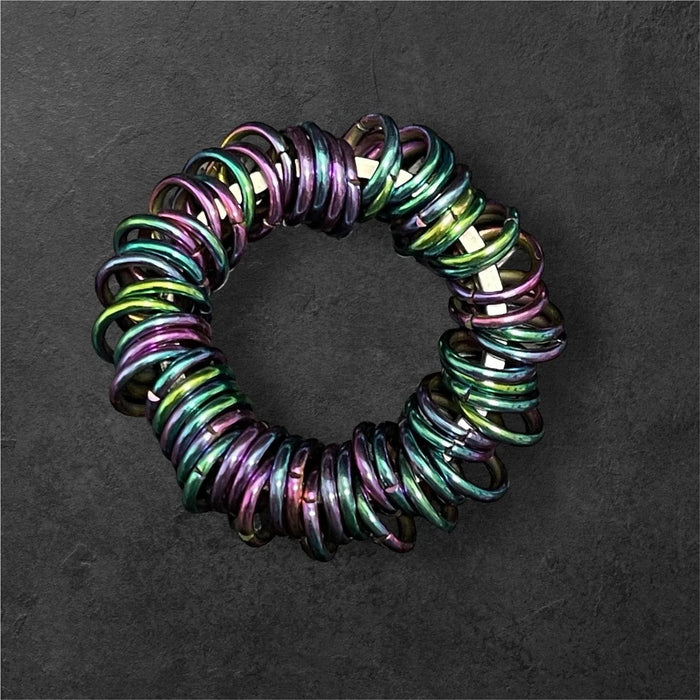 Kaiko Oil Slick Small Centipede Stainless Steel Fidget