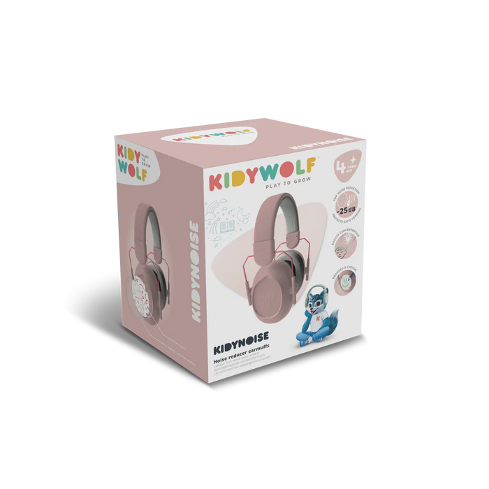 Kidywolf | Noise Reducer Headphones - Pink