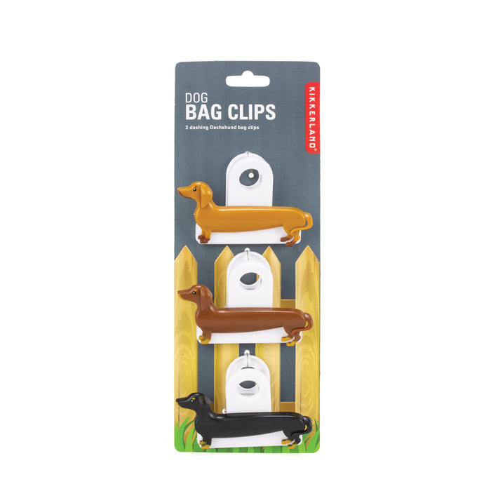 Kikkerland Sausage Dog Bag Clips