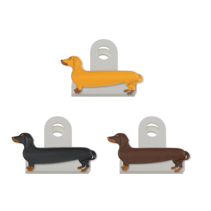 Kikkerland Sausage Dog Bag Clips