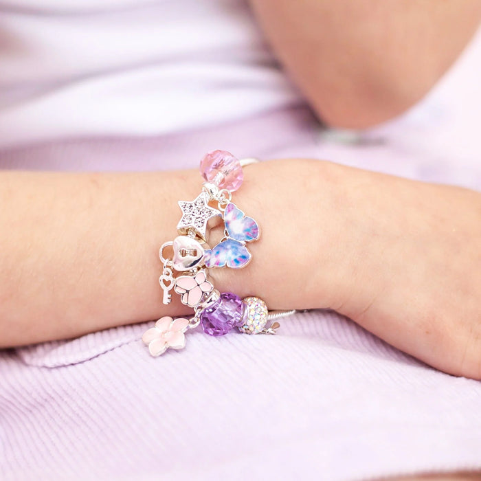 Lauren Hinkley | Purple Butterfly Magic Charm Bracelet
