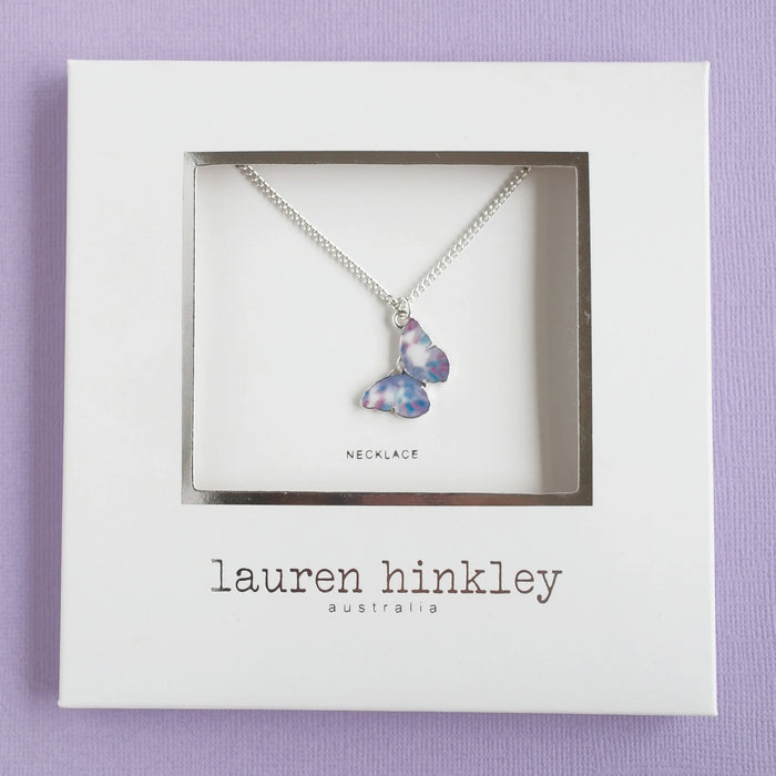 Lauren Hinkley | Purple Butterfly Necklace