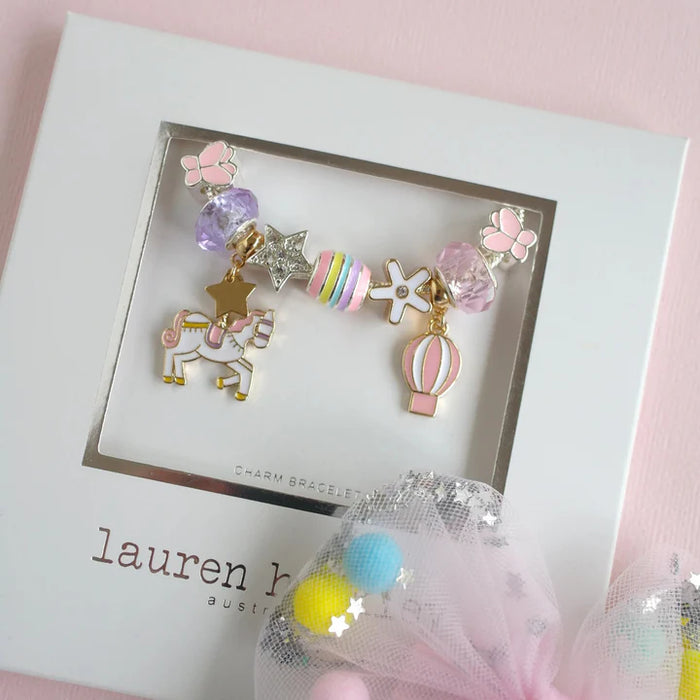 Lauren Hinkley | Unicorn Carousel Charm Bracelet