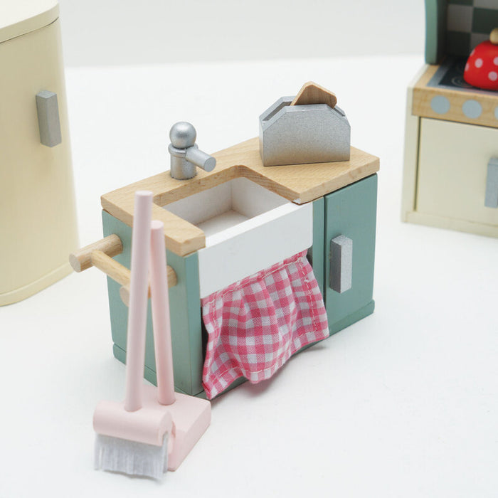 Le Toy Van | Wooden Dolls House Kitchen - 20 piece