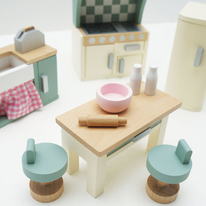 Le Toy Van | Wooden Dolls House Kitchen - 20 piece