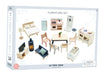 LE TOY VAN furniture set packaging with miniature furniture pieces.