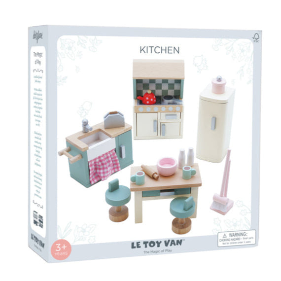 Le Toy Van | Wooden Dolls House Kitchen - 20 piece