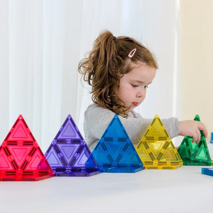 Learn & Grow Toys | Magnetic Tiles | Geometric Pack