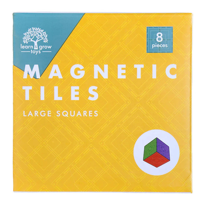 Learn & Grow Toys | Magnetic Tiles | Large Squares