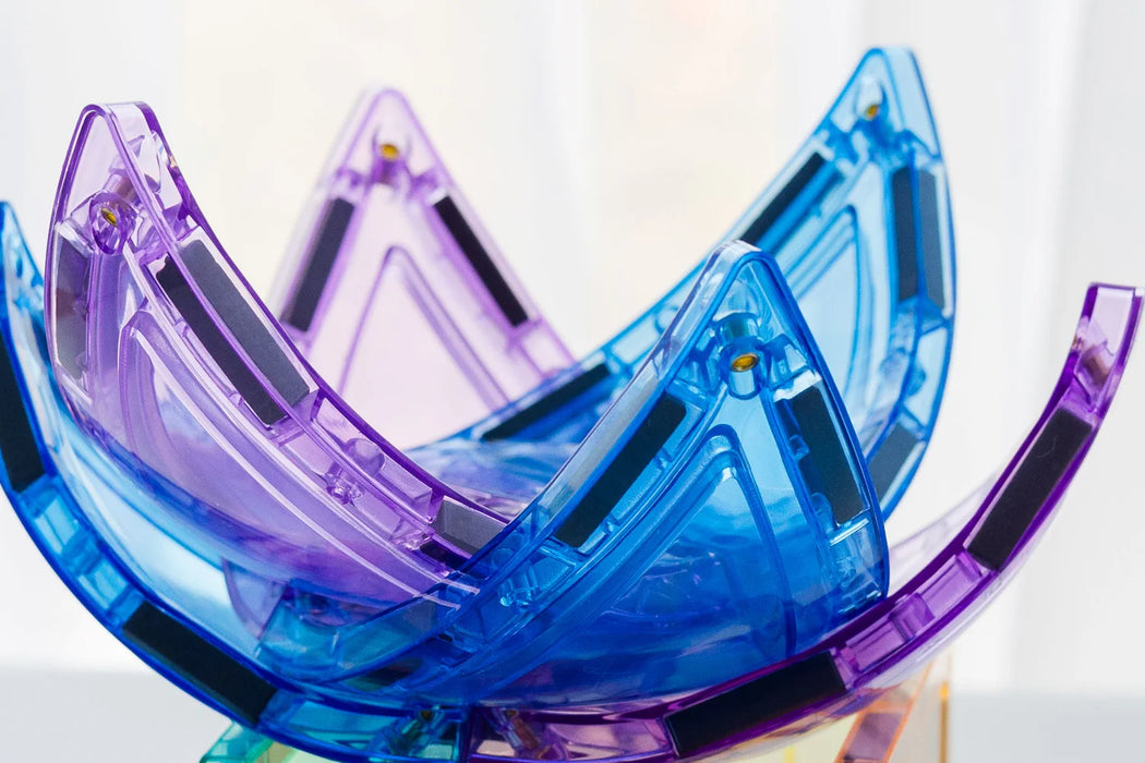 Learn & Grow Toys | Magnetic Tiles | Pastel Dome Pack (22 Piece)