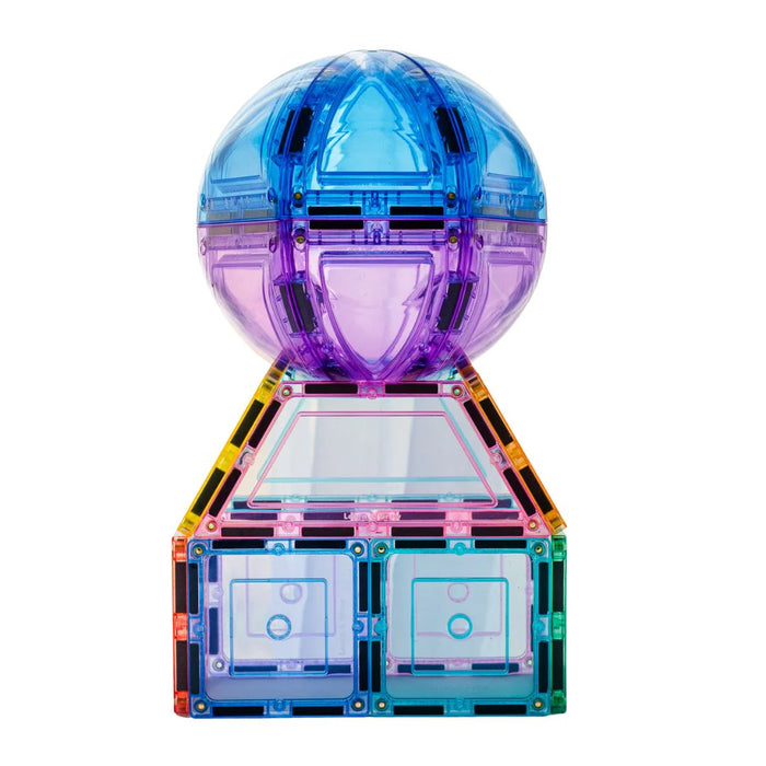 Learn & Grow Toys | Magnetic Tiles | Pastel Dome Pack (22 Piece)