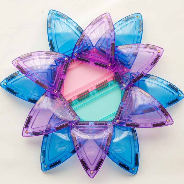 Learn & Grow Toys | Magnetic Tiles | Pastel Dome Pack (22 Piece)