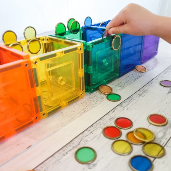 Learn & Grow Toys | Metal Rimmed Counting Chips