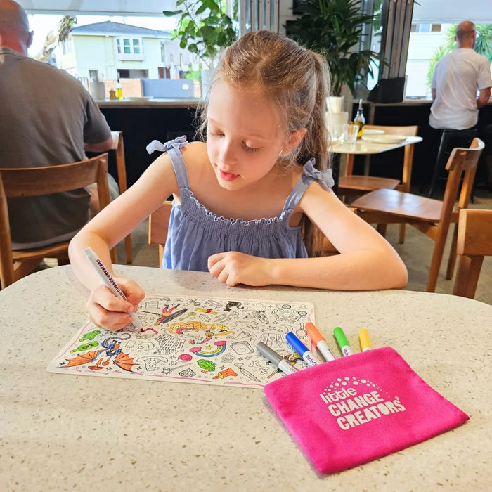 Little Change Creators | Reusable Colouring Mat | Magic - Small