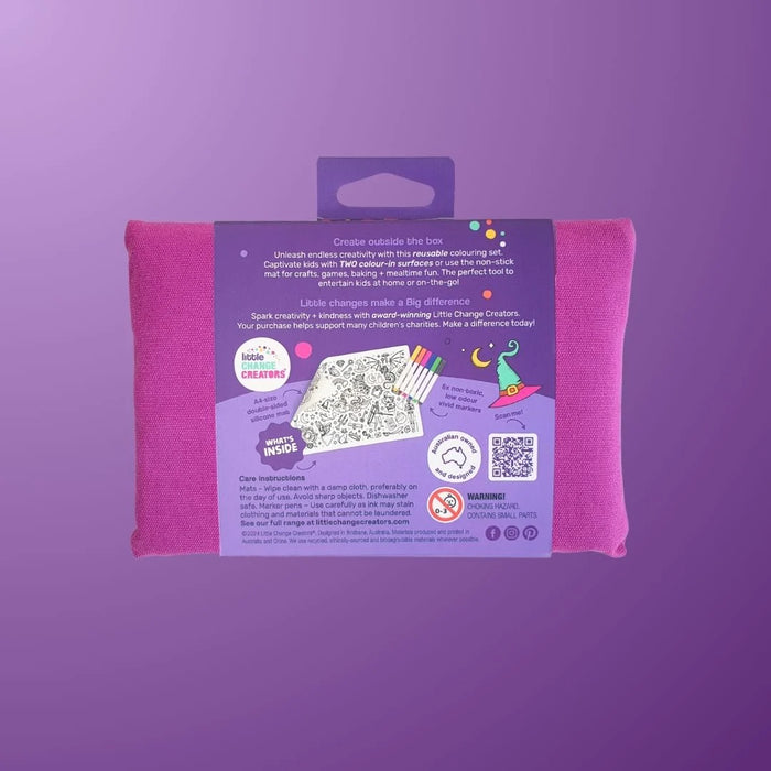 Little Change Creators | Reusable Colouring Mat | Magic - Small