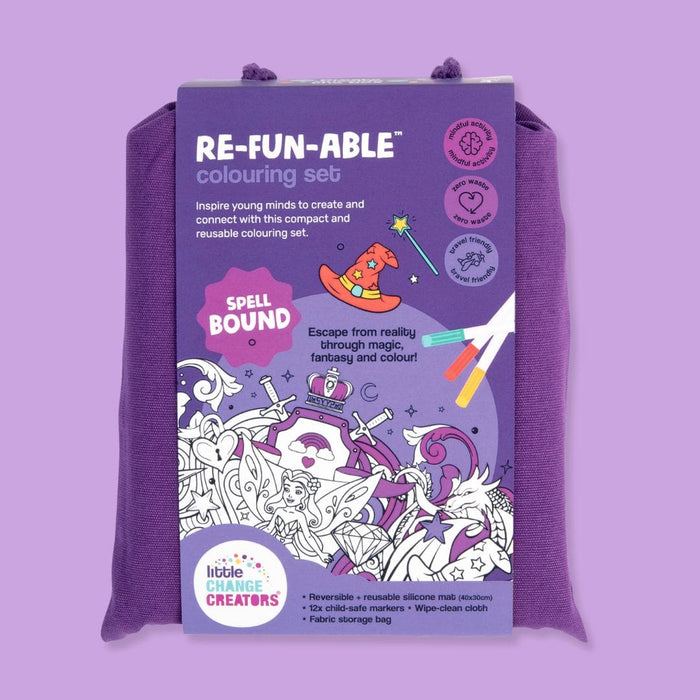 Little Change Creators | Reusable Colouring Mat | Spellbound - Large