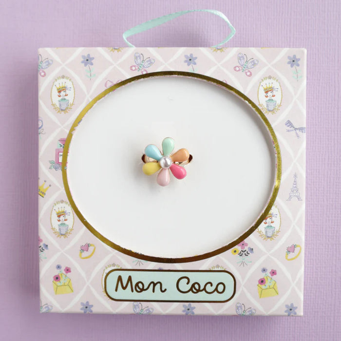 Mon Coco | Rainbow Petal Ring