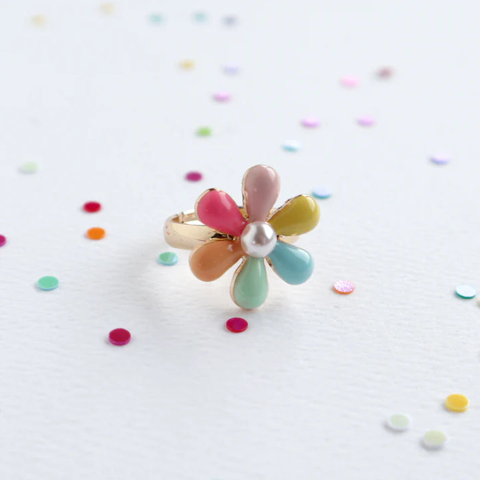 Mon Coco | Rainbow Petal Ring