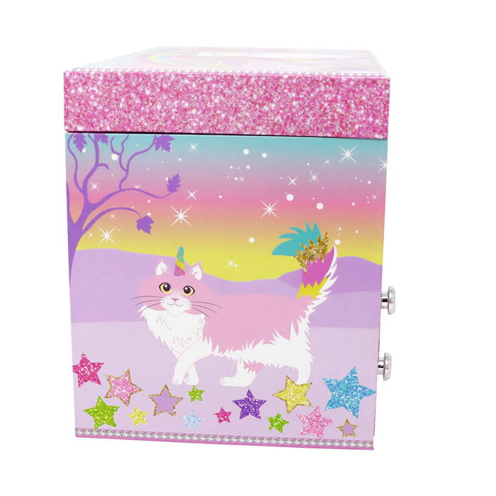 Pink Poppy | Musical Jewellery Box | Caticorn Dreams - Medium