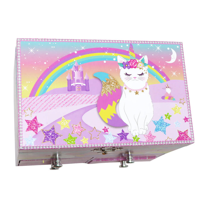 Pink Poppy | Musical Jewellery Box | Caticorn Dreams - Medium