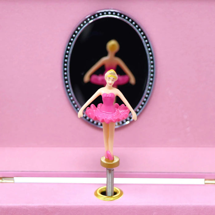 Pink Poppy | Musical Jewellery Box | Butterfly Ballerina - Medium