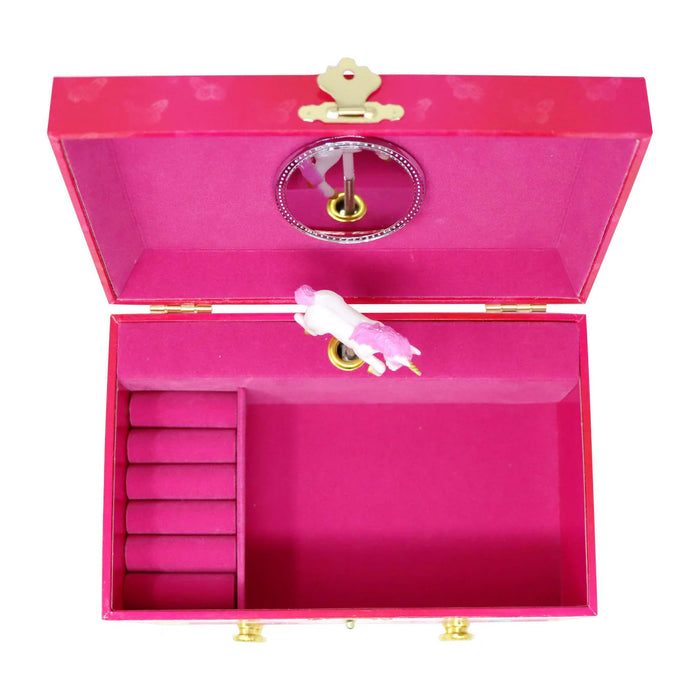 Pink Poppy | Musical Jewellery Box | Unicorn Butterfly - Medium