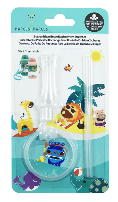 Marcus & Marcus | 2 Stage Tritan Bottle Replacement Straw set