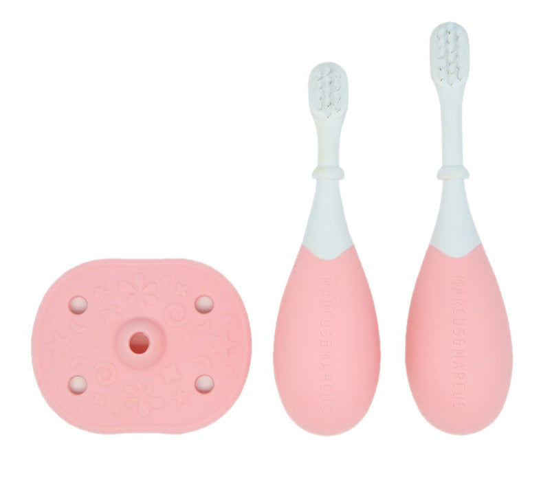 Marcus & Marcus | Palm Grasp 3 Stage Toothbrush Set