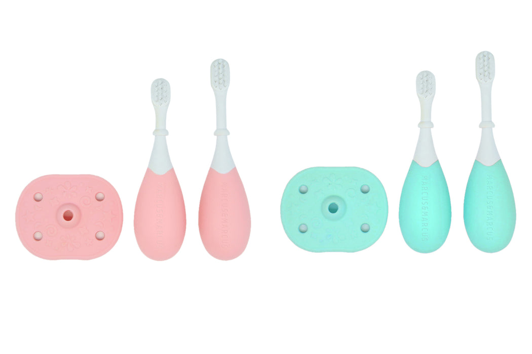 Marcus & Marcus | Palm Grasp 3 Stage Toothbrush Set