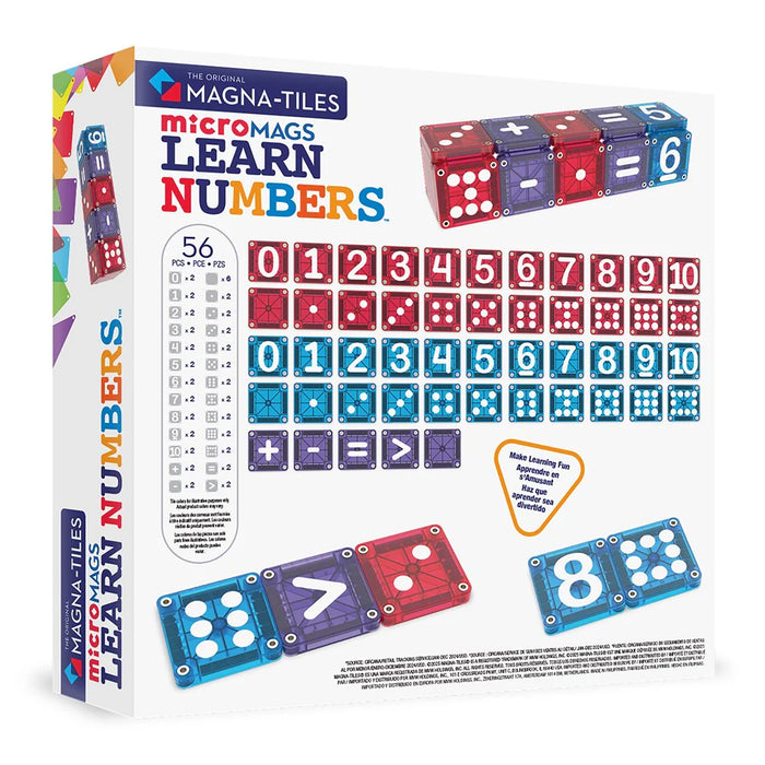 Magna Tiles | microMAGS Learn Numbers