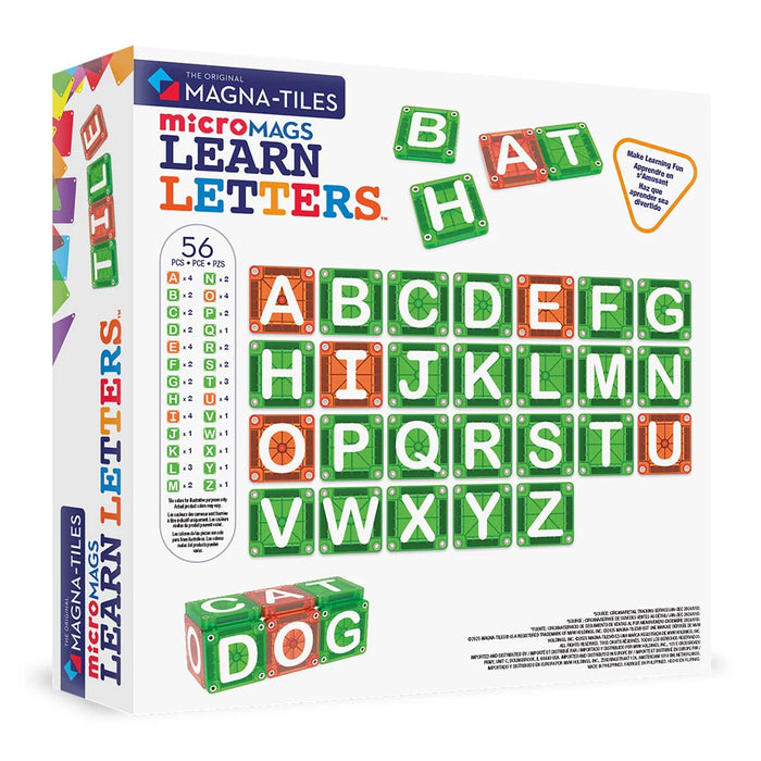 Magna Tiles | microMAGS Learn Letters