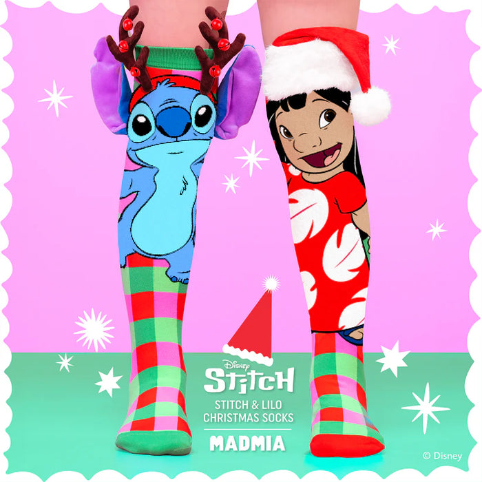 Madmia Socks | Lilo & Stitch Christmas