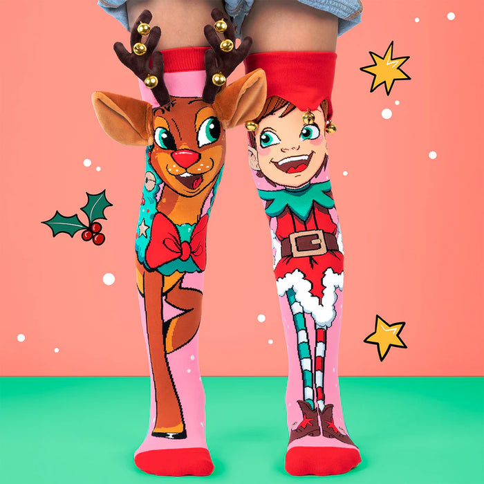 Madmia Socks | Reindeer & Elf