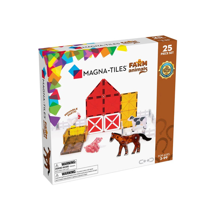 Magna Tiles | Farm Animals | 25 Piece Set