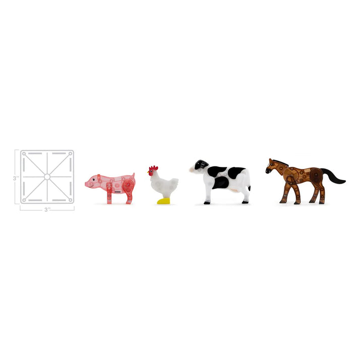 Magna Tiles | Farm Animals | 25 Piece Set