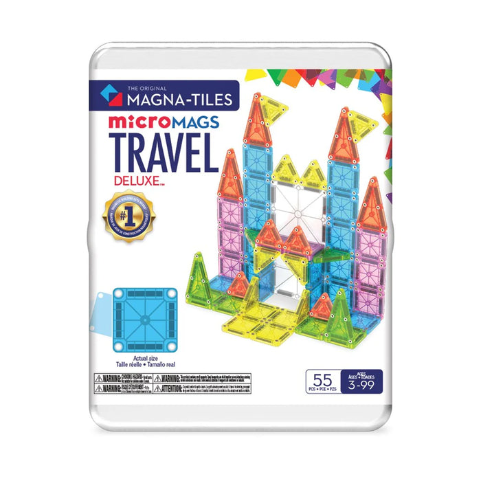 Magna Tiles | microMAGS Travel Set Deluxe - 55 Piece
