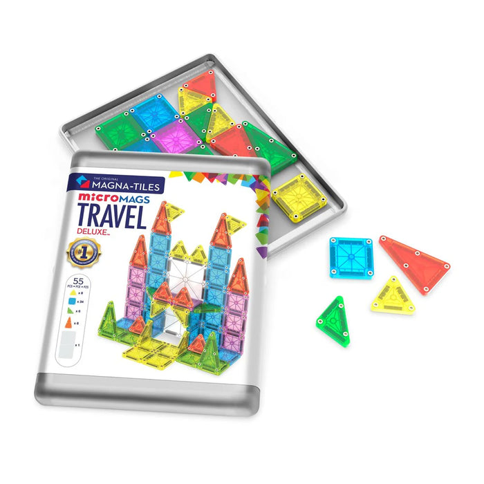 Magna Tiles | microMAGS Travel Set Deluxe - 55 Piece