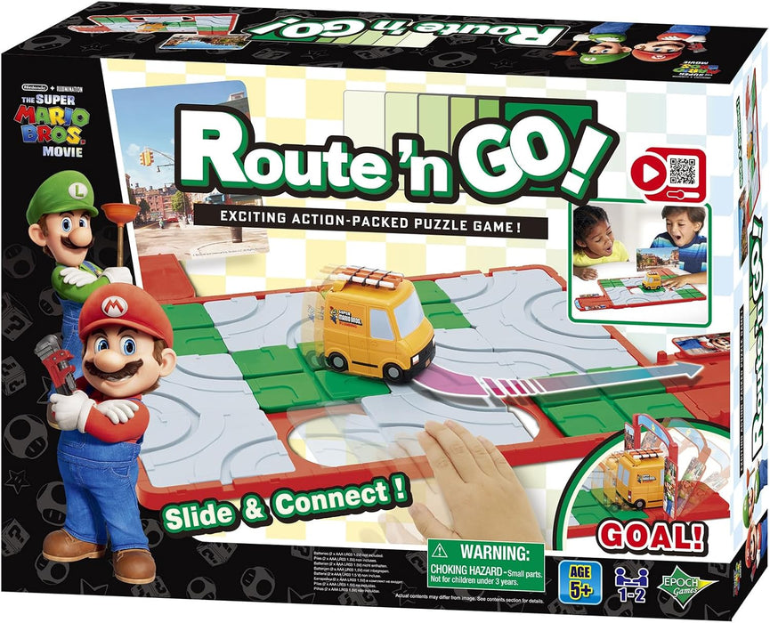 Mario Bros Route 'n Go Puzzle Game