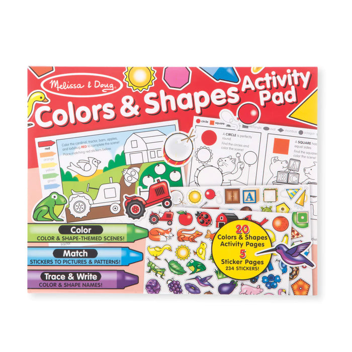 Melissa & Doug | Activity Pad | Colors & Shapes