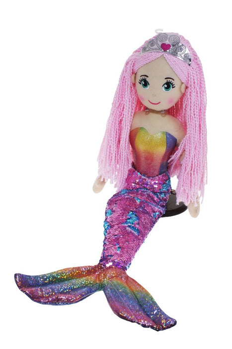 Mermaid Doll | Ana Pink / Rainbow - Large