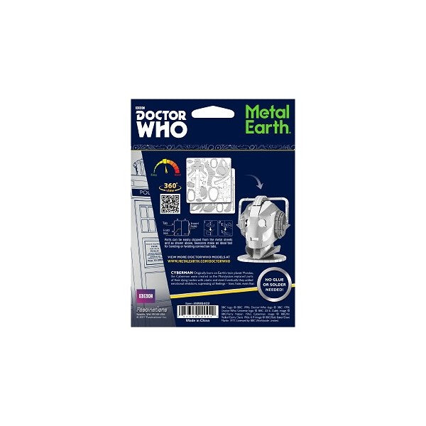 Metal Earth | Dr Who | Cyberman Head
