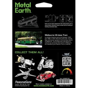 Metal Earth | Melbourne W-Class Tram