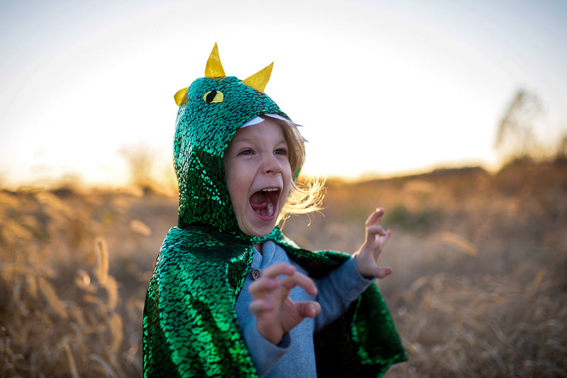 Metallic Green Dragon Cape
