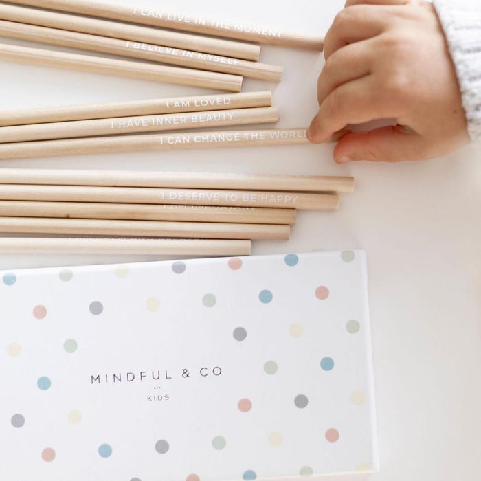 Mindful and Co Kids | Affirmation Colouring Pencils
